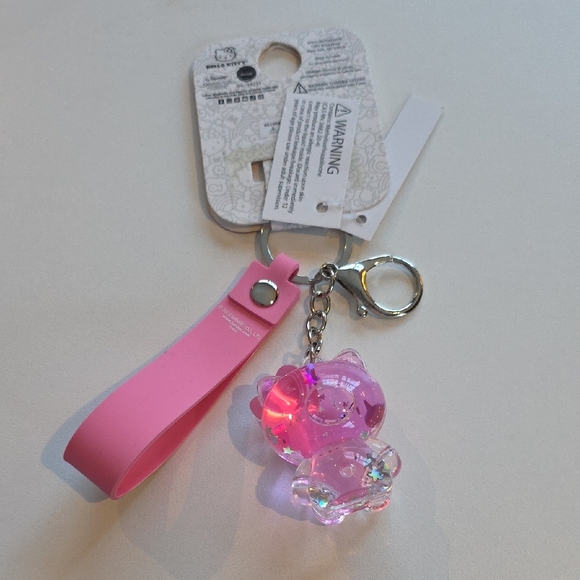 Hello Kitty Wristlet Keychain Pink - Picture 5 of 6